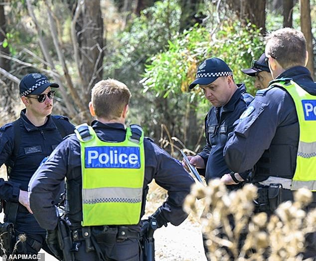 A Victoria Police spokesperson told Daily Mail Australia on Monday there were no updates in the search for Samantha Murphy's remains