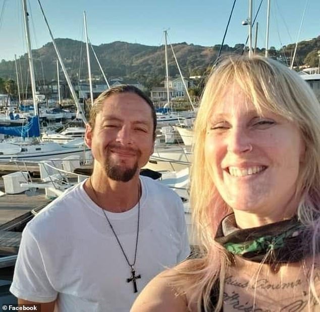 Wycliffe and his fiancée (pictured) agreed to give up their floating home under a program launched in 2021 that provides anchorages with housing vouchers