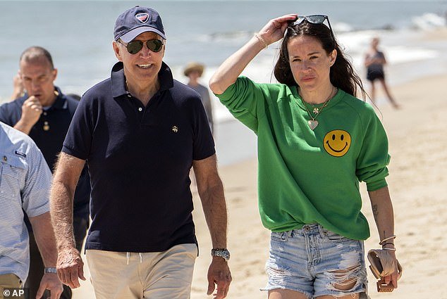 Ashley Biden, the only child from Joe Biden's marriage to First Lady Jill Biden, left the private diary at a home in Palm Beach, Florida after moving to Philadelphia in June 2020.