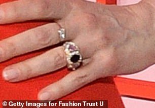 Her ring looked sensational