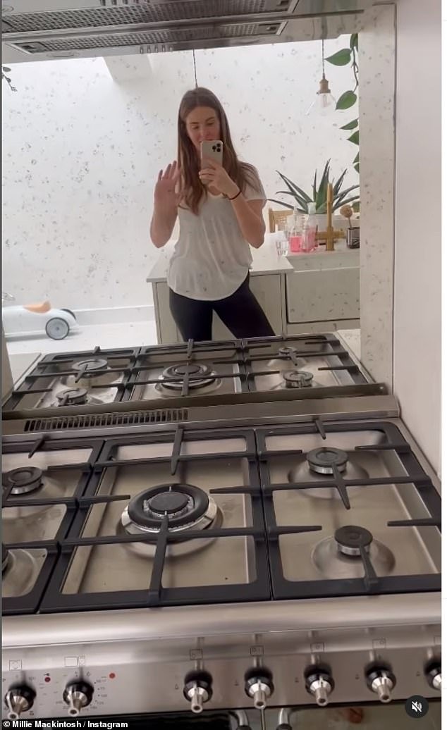 She previously revealed that her kitchen is her favorite room in the house