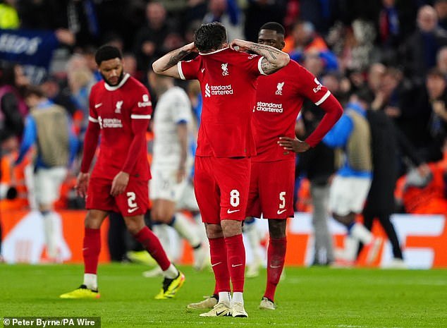 Jurgen Klopp's side capitulated at Anfield after their European hopes were dealt a huge blow by Serie A side Atalanta