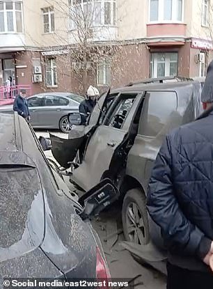 Prozorov was injured after the attack.  His car was mangled in the explosion, but reports say his life was not threatened