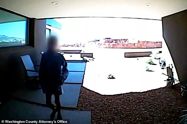 A neighbor who called 911 described the boy (seen here in Ring doorbell footage) as 