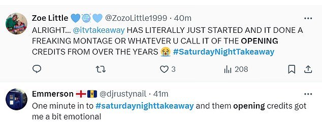 1713035516 807 Saturday Night Takeaway fans admit theyre feeling emotional and nostalgic