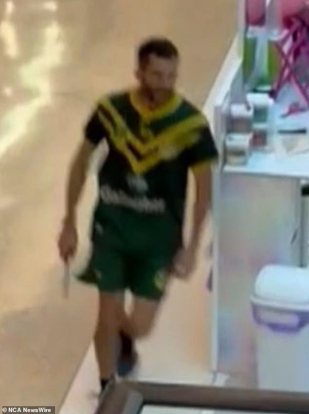 Police on Sunday named the attacker as Joel Cauchi, a Queensland man.  Image: 9 NEWS