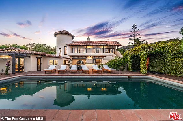 House of the Secret Service: The Spanish-style ocean-view villa had six bedrooms, a swimming pool, tasting room, gym, spa, built-in barbecue and 