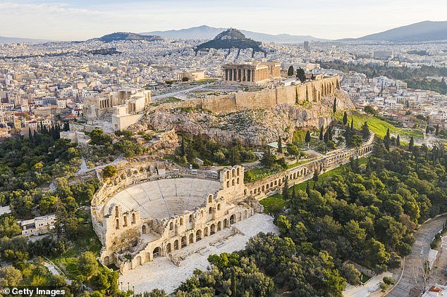 The Acropolis, a UNESCO World Heritage Site, is a symbol of ancient Greek civilization and has become a must-see destination for tourists around the world (stock image)