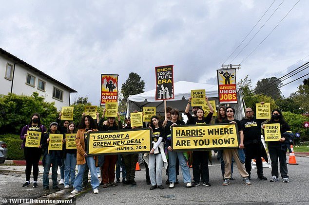 Climate activists cause chaos at Kamala Harris' California home
