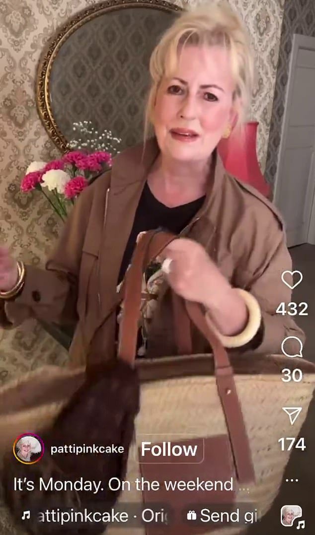In the now-deleted video, Patti paid tribute to the six people who were killed and injured during the attack, before quickly moving on to her outfit check.