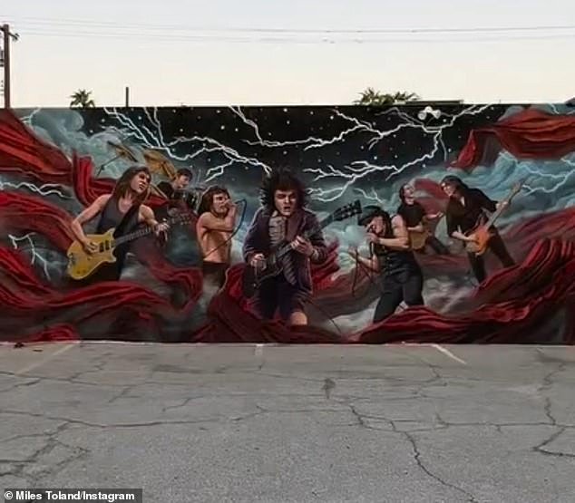 Meanwhile, sources close to Kendall told DailyMail.com that Randy and his mother, Carmen Franco, were aware the mural could be damaged or even destroyed and signed a contract agreeing to that.