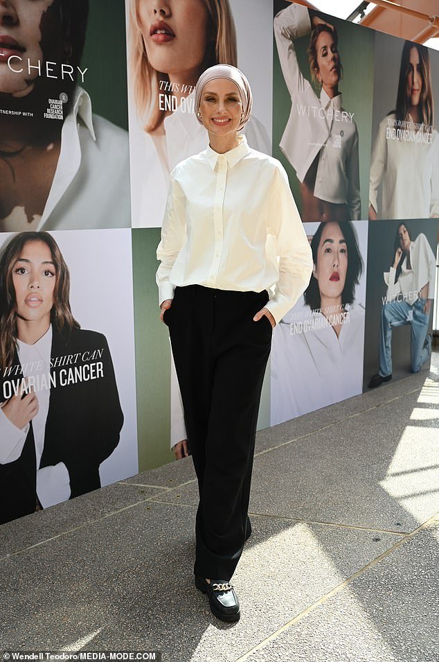 Academic Susan Carland also arrived wearing the same white shirt and black trousers