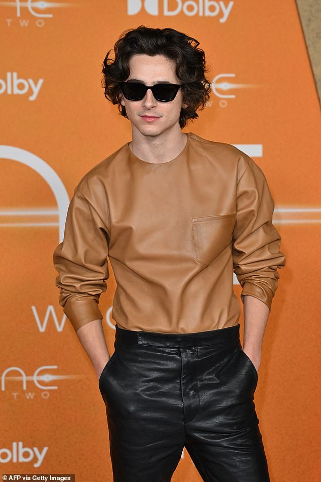 Timothee was seen rocking his luscious locks at an event in New York on February 25