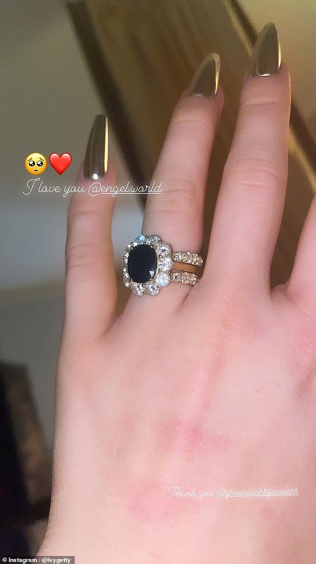 Her engagement ring, which had belonged to Toby's grandmother, had been customized with Ivy's grandmother's diamonds