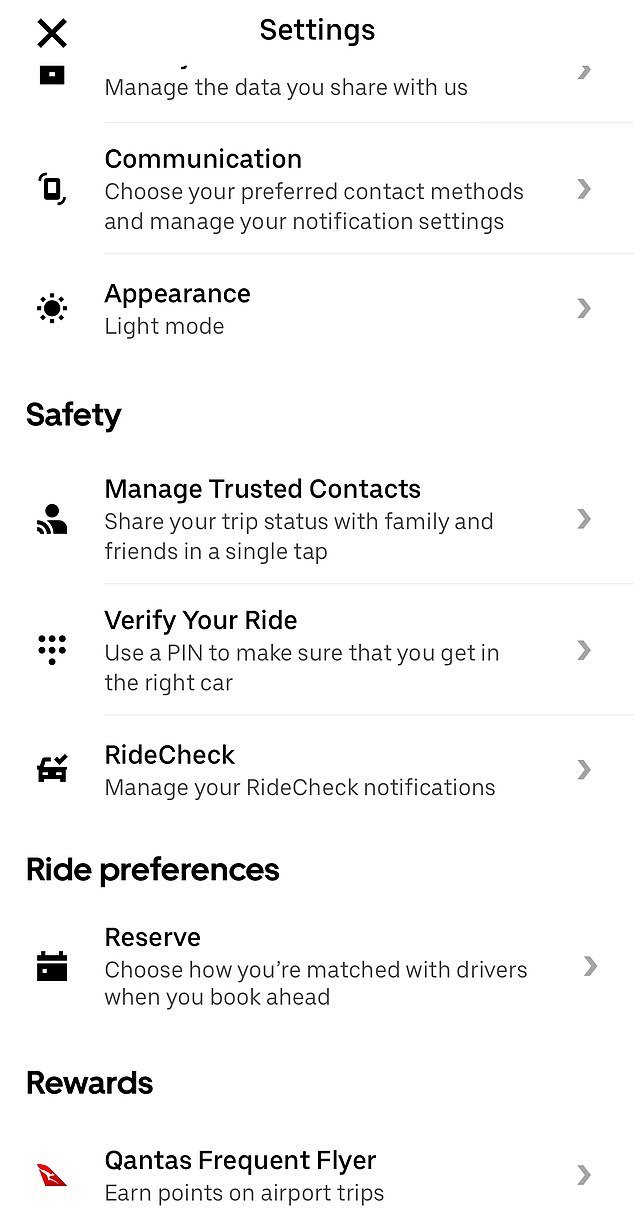 Accounts can be linked by going to the Uber app setting and then putting Qantas Frequent Flyer details in the option under rewards