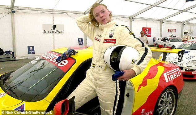 The supermodel, 45, former racing driver, gave her views on equality as she discussed the lack of women in motorsport (pictured at the 2004 FIA GT Meeting)