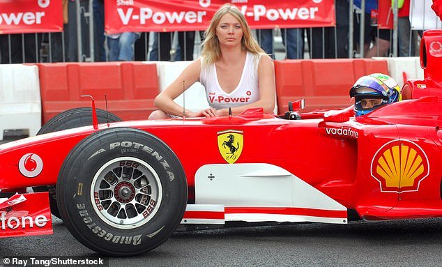 Speaking about her own racing experience, Jodie said: 'I wasn't going to be the best driver in the world.  But I had to get respect and I had to earn that respect' (pictured in 2006)