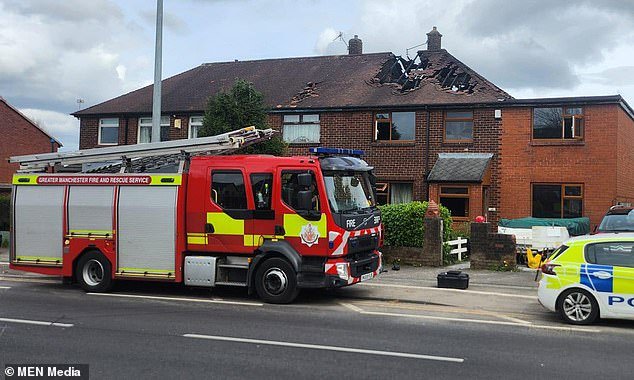 Emergency services responded to reports of a house fire at around 2.30am on Sunday, with neighbors reportedly woken by the sound of screaming.
