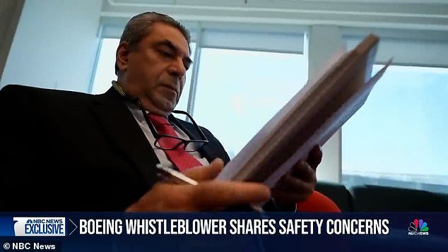 Salehpour previously said Boeing retaliated against him instead of taking his problems seriously, something the company denies