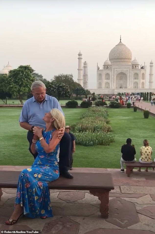 Senator Robert and Nadine Menendez's engagement at the Taj Mahal, India