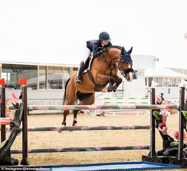 The 24-year-old has been jumping and riding horses since she was just three years old