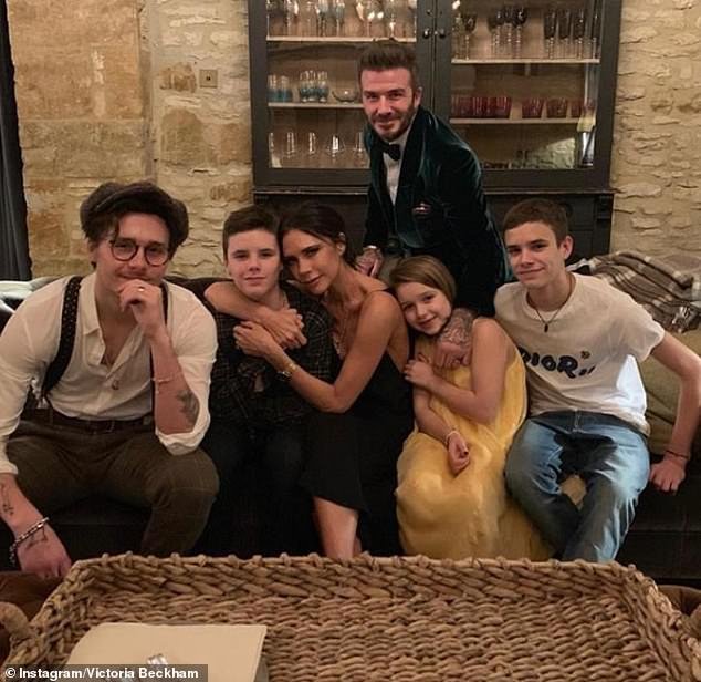 Victoria celebrates her actual birthday surrounded by her family