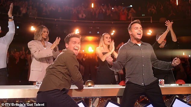 Before Bruno arrived, the judges – plus presenters Ant McPartlin and Declan Donnelly – were only allowed to buzz once per series
