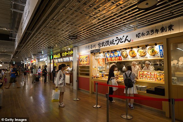 Coming in second on the Food & Wine list is Tokyo-Narita International Airport, renowned for its authentic Japanese cuisine and premium sake bars