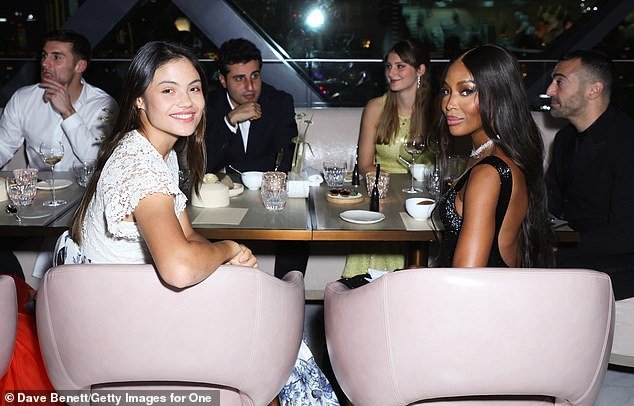 Emma Raducanu attended the festive opening of the One&Only One Za'abeel hotel in Dubai together with supermodel Naomi Campbell.  The event took place just 48 hours before a tennis match in Doha