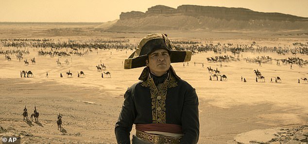 Phoenix plays Napoleon in the film that focuses on his tainted and complex relationships amid a stunning rise to power against the backdrop of the French Revolution