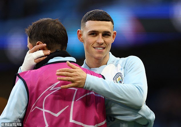 England star Phil Foden hoped to continue his great form heading into the match in Manchester