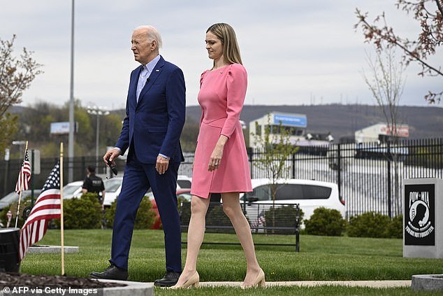 S-President Joe Biden visits the Veterans War Memorial in Scranton, Pennsylvania with Pennsylvania Mayor Paige Cognetti