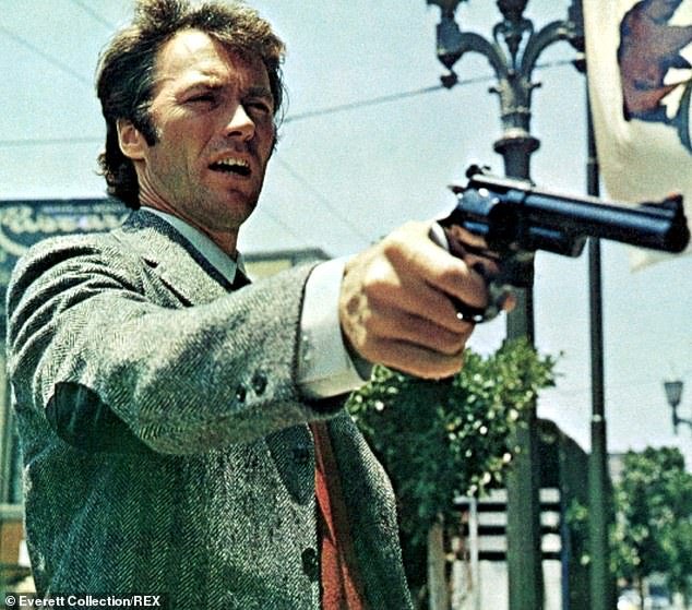 His star rose with roles such as Man With No Name in Dollars Trilogy – a set of spaghetti westerns by Sergio Leone – and the title character in the bad cop classic Dirty Harry (photo)