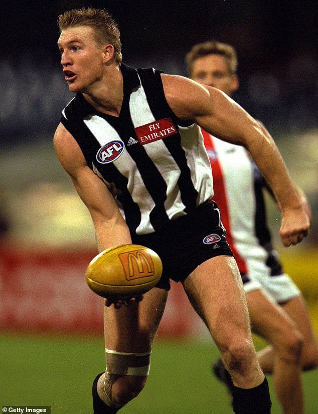 Buckley is a Collingwood legend and played for the Magpies from 1994 to 2007
