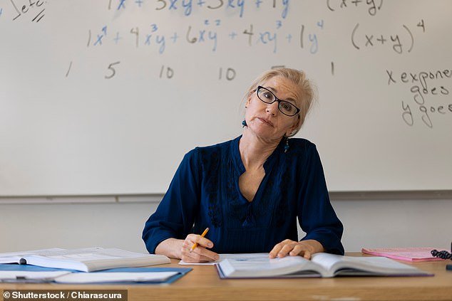 The reason for the findings remains unclear, although the researchers suggest that teachers may become more tired and irritable as they progress through the alphabet (stock image)
