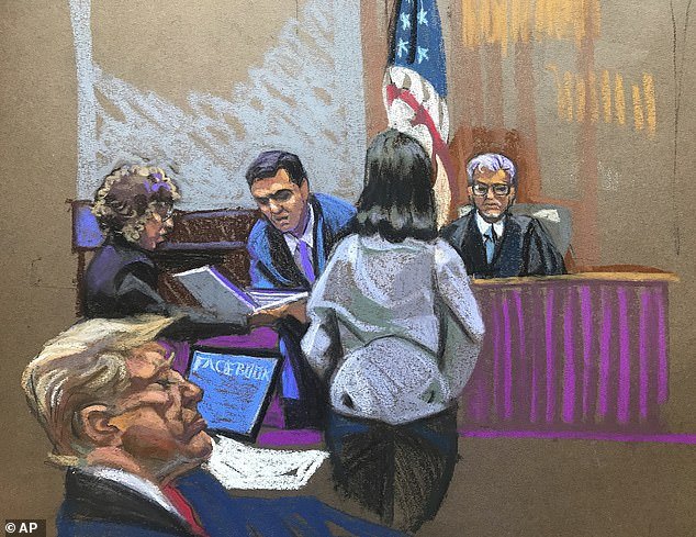 Trump is due to return to court on Thursday morning for day three of his trial