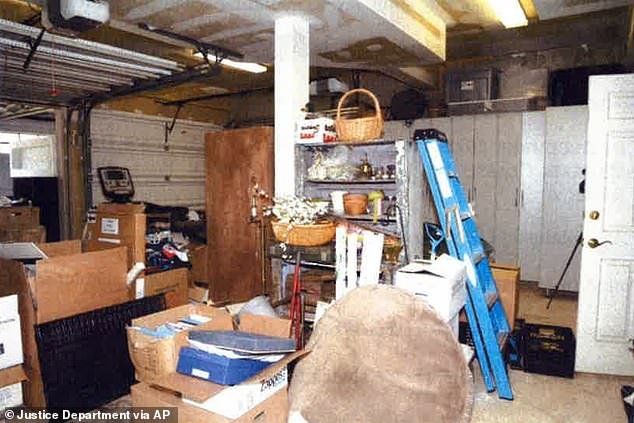 This image, included in special counsel Robert Hur's report, shows President Joe Biden's cluttered garage in Wilmington