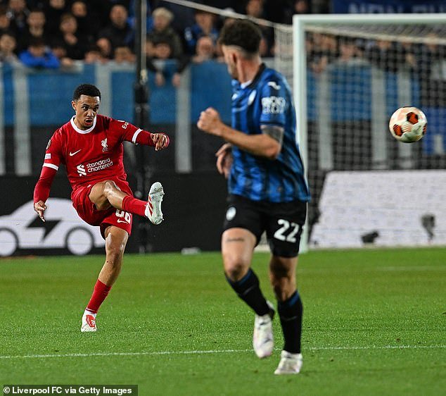 Trent Alexander-Arnold showed his full passing range as he returned from injury
