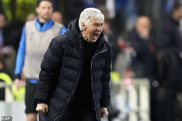 Gian Piero Gasperini cheered for a job well done as his Atalanta squad continues to develop
