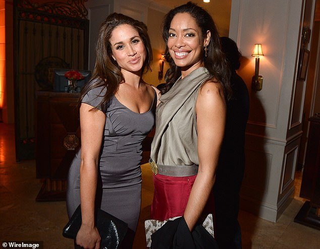 Gina Torres (pictured with Meghan in September 2011) recently claimed that no one on the show still has the Duchess's contact details
