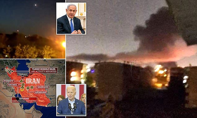 1713507450 834 Israel strikes Iran LIVE Latest updates as strikes reported in