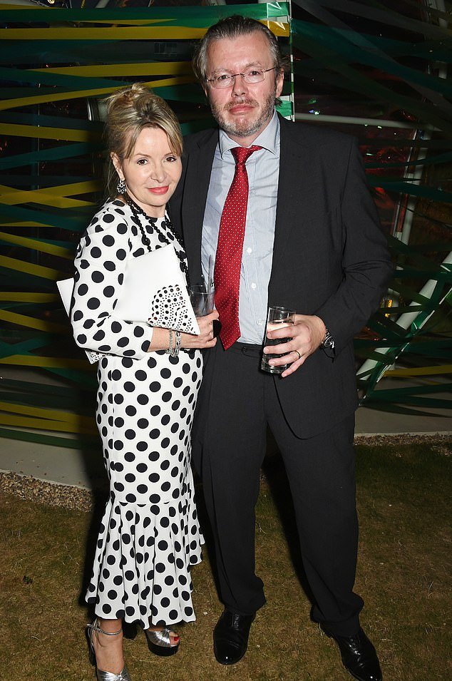 Julia Rausing (pictured with her husband at the Serpentine Gallery's 2015 summer party) died peacefully on Thursday morning surrounded by her family, her friends have revealed