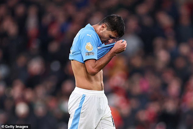 Rodri has called for rest after playing 56 games last season before playing a further 3,617 minutes this season