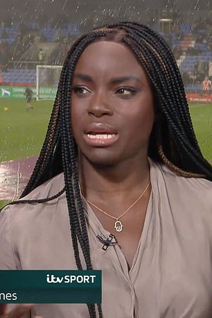 Barton destroyed Eni Aluko while she was covering Everton's match against Crystal Palace