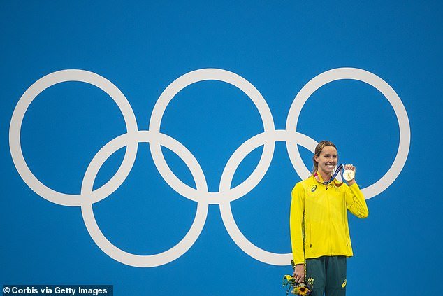 Emma McKeon won four gold medals at the Tokyo Olympics, including the 50 meter freestyle