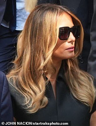 Martin was first thrust into the spotlight last year after a reporter actually mistook her for Melania as she entered the courthouse for Trump's arraignment in a separate case