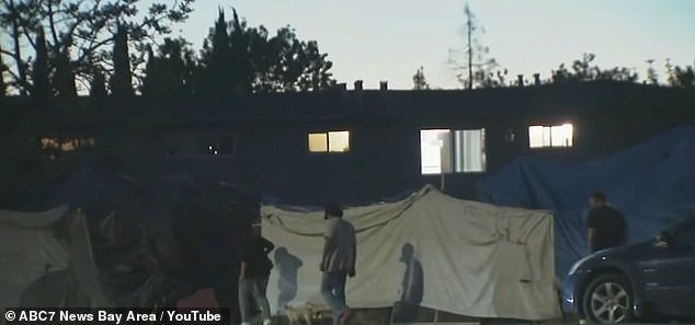 The mayor wants to turn this improvised homeless camp into a safer and more permanent camp