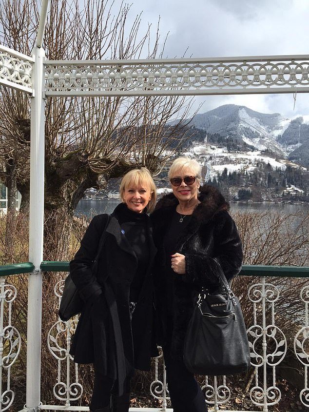 Matty Healy's aunt Debbie Dedes (left, with Matty's famous mother Denise Welch) said Healy probably won't be surprised by the fact that he is referenced on the new album.