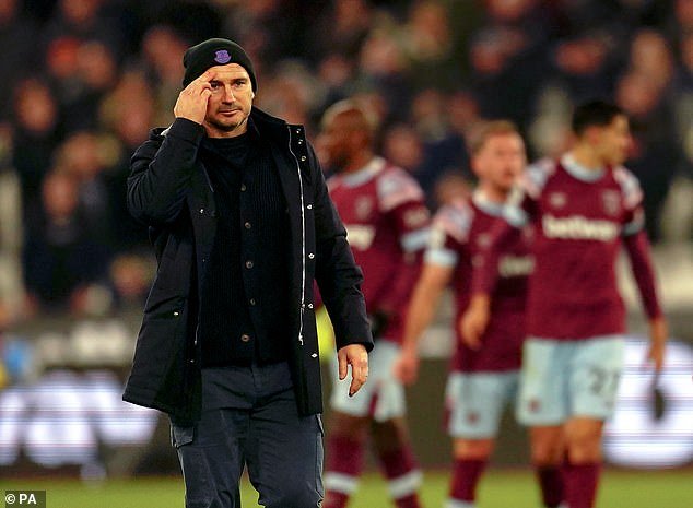 Dyche's current form is similar to that of former boss Frank Lampard before he was sacked by Everton