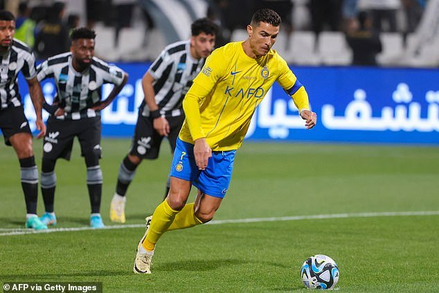Ronaldo has not missed a penalty since joining the Saudi Pro League last year
